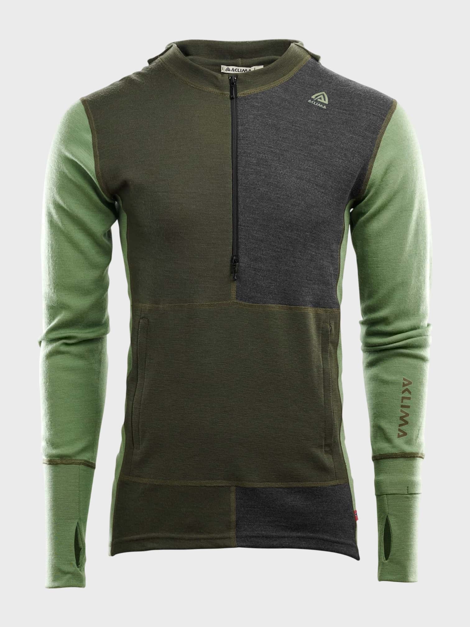 WarmWool miesten huppari vetoketjulla