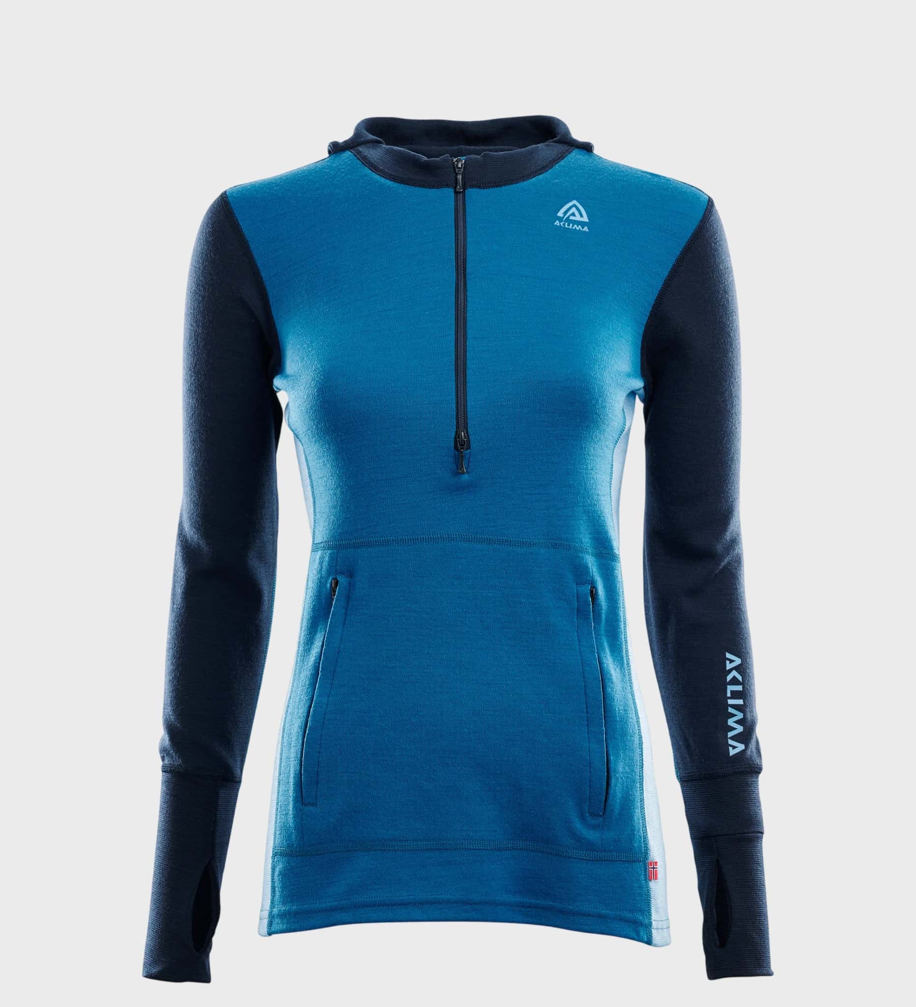 WarmWool HoodSweater naisten vetoketjullinen huppari