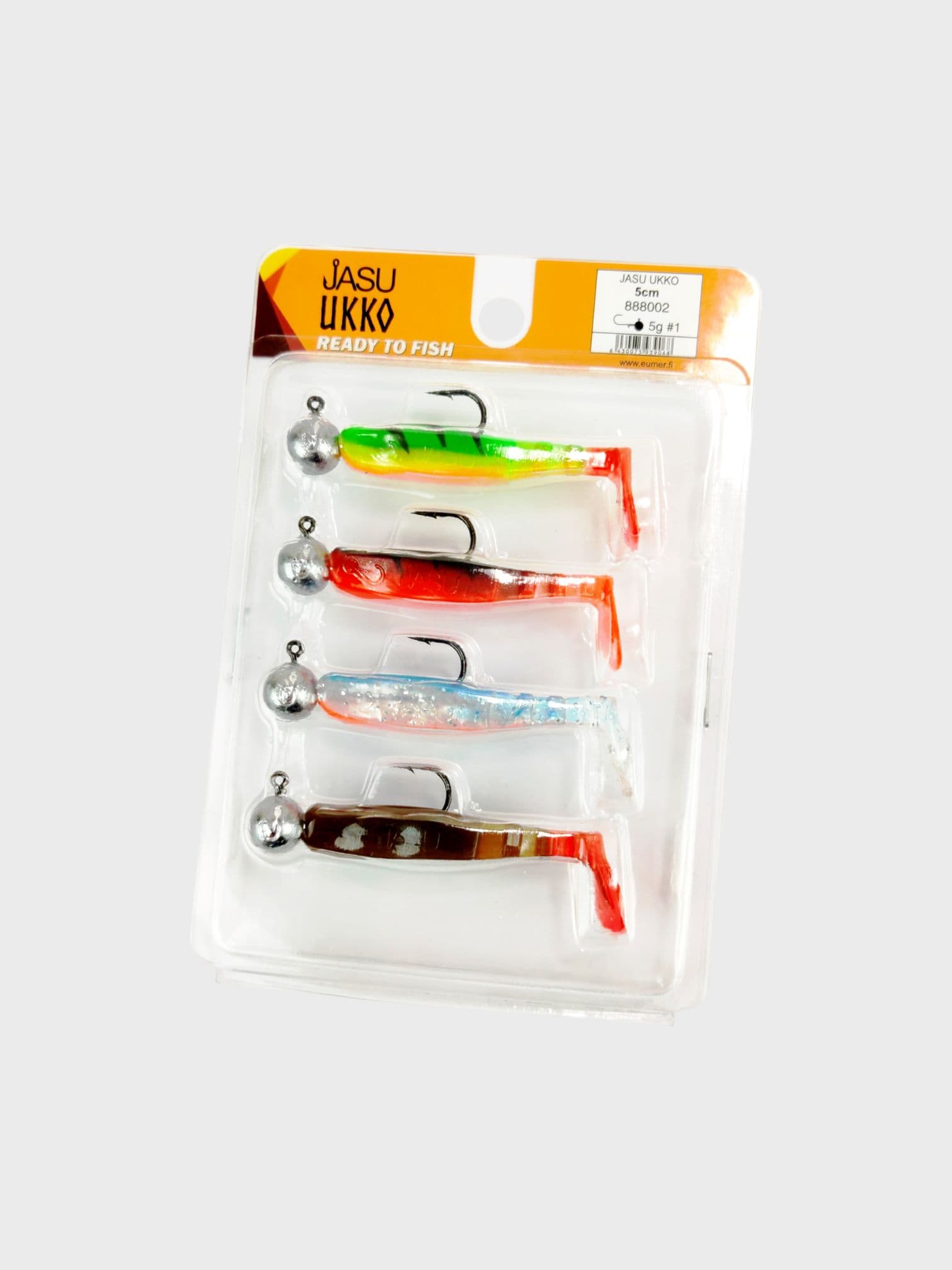 Ukko 5 cm 4 pack jigipäillä