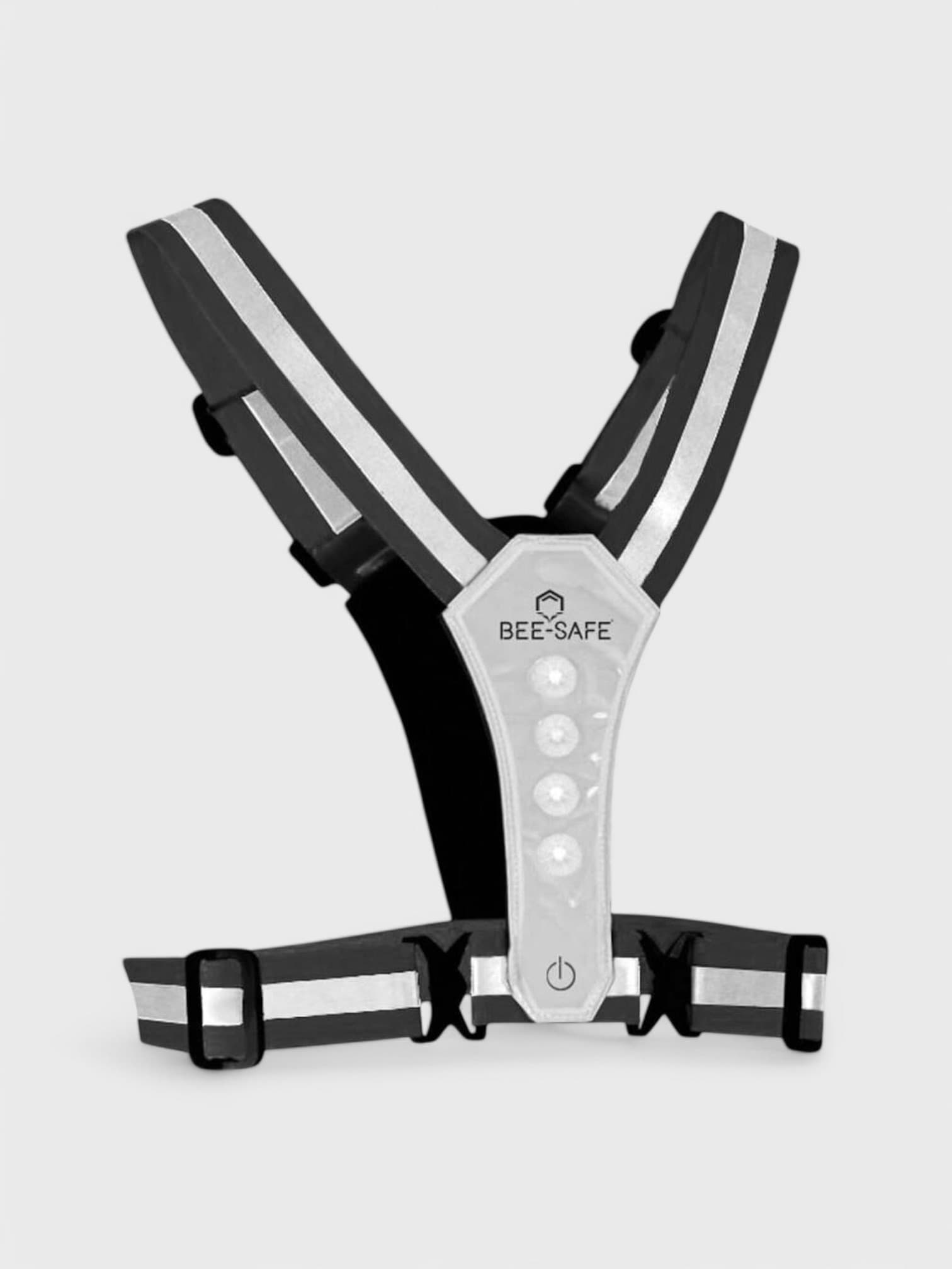 Bee-Safe Led Harness usb- huomioliivi