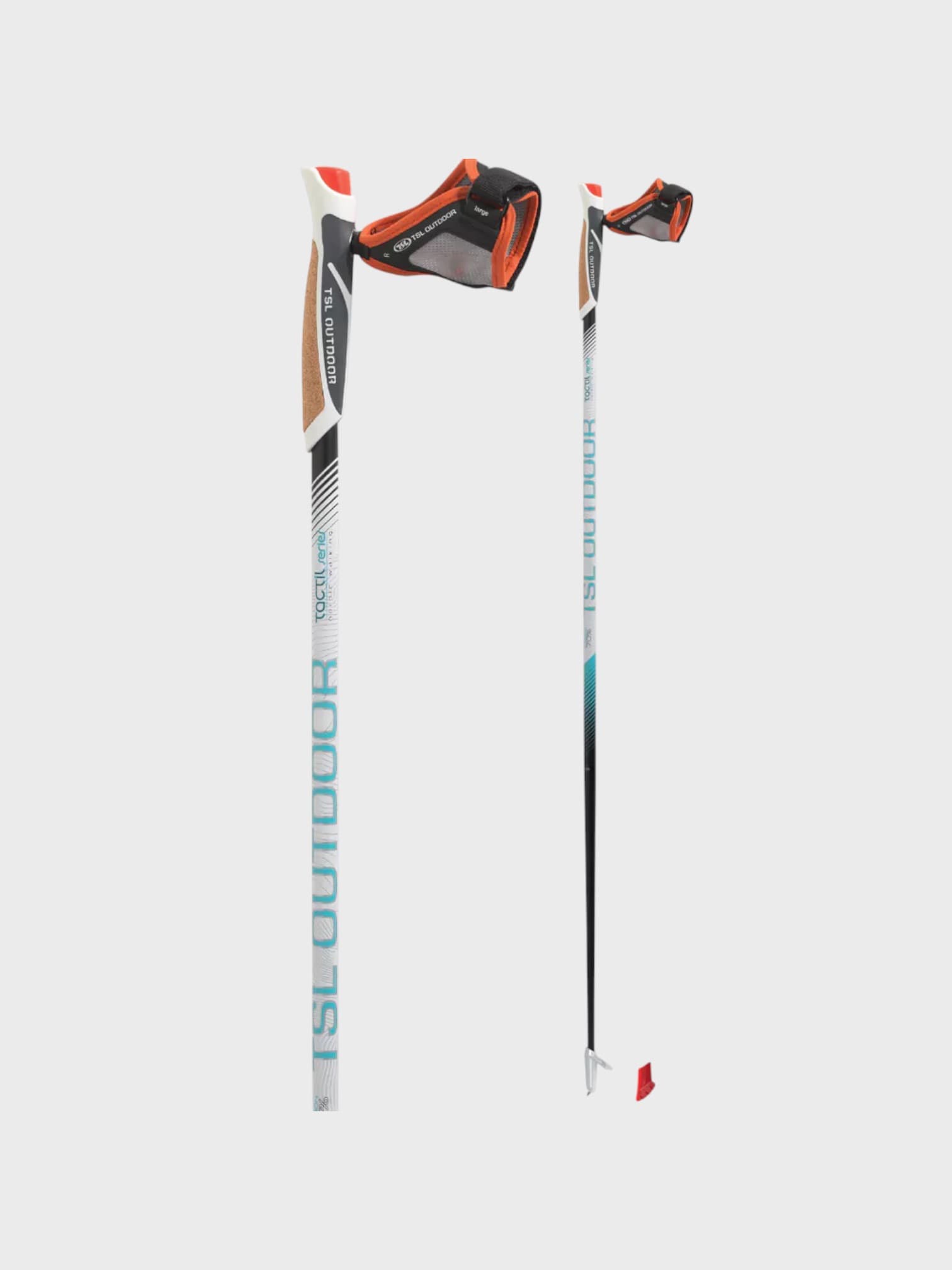 Tactil series C70 sauvakävelysauvat 120cm crossover kumikärjellä