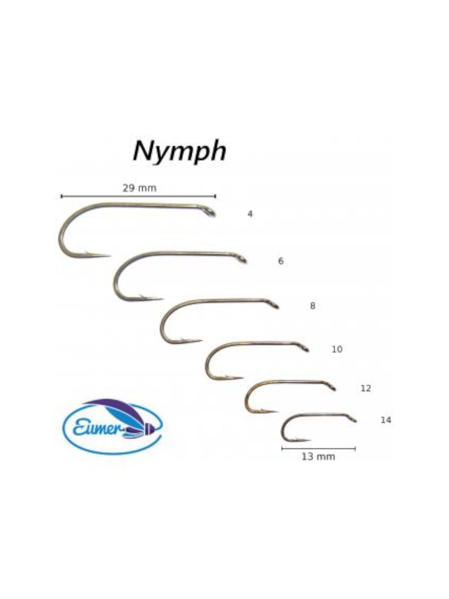 Classic nymphikoukku 50 kpl
