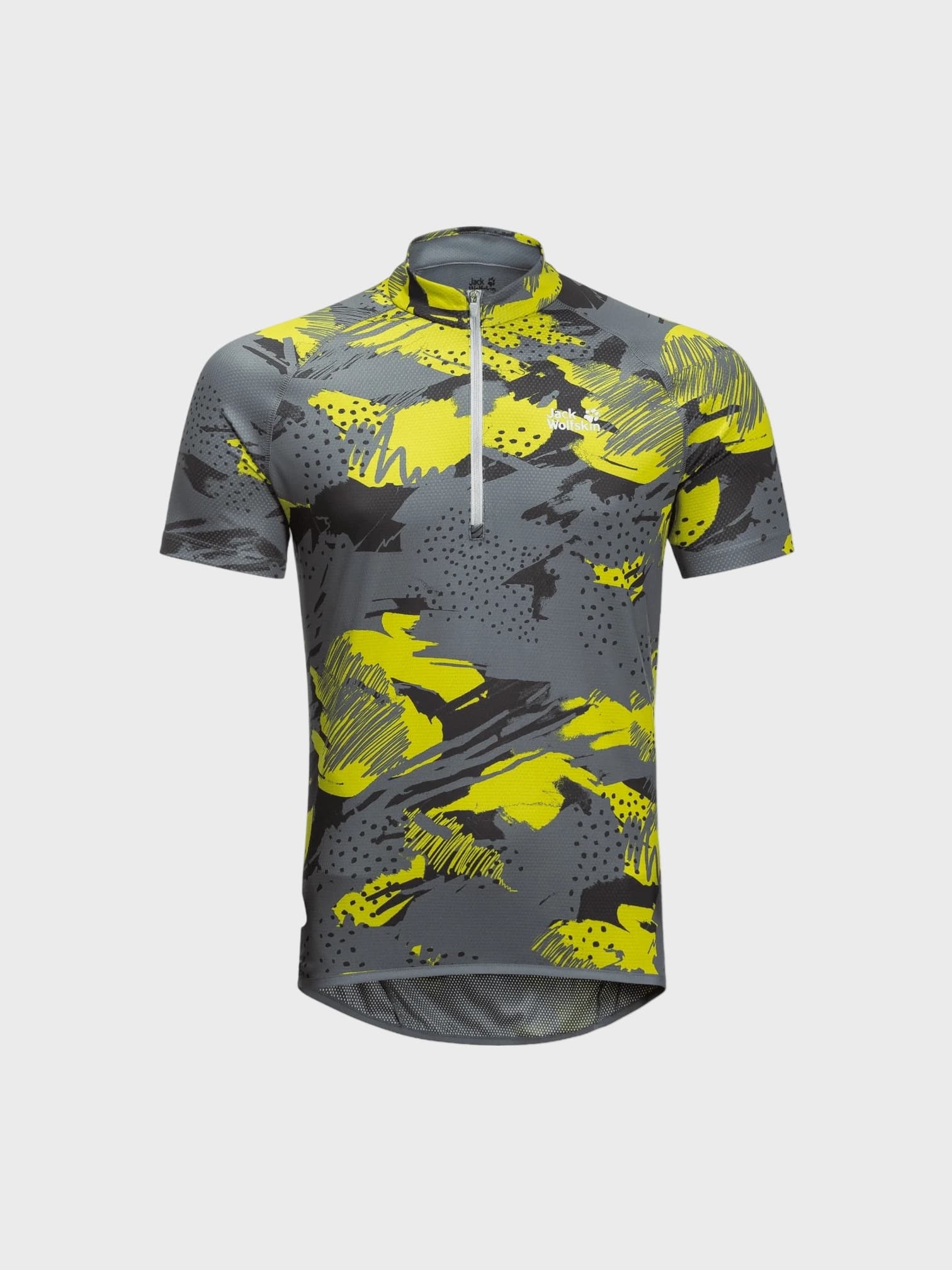 Tourer Halfzip Print miesten t-paita pyöräilyyn