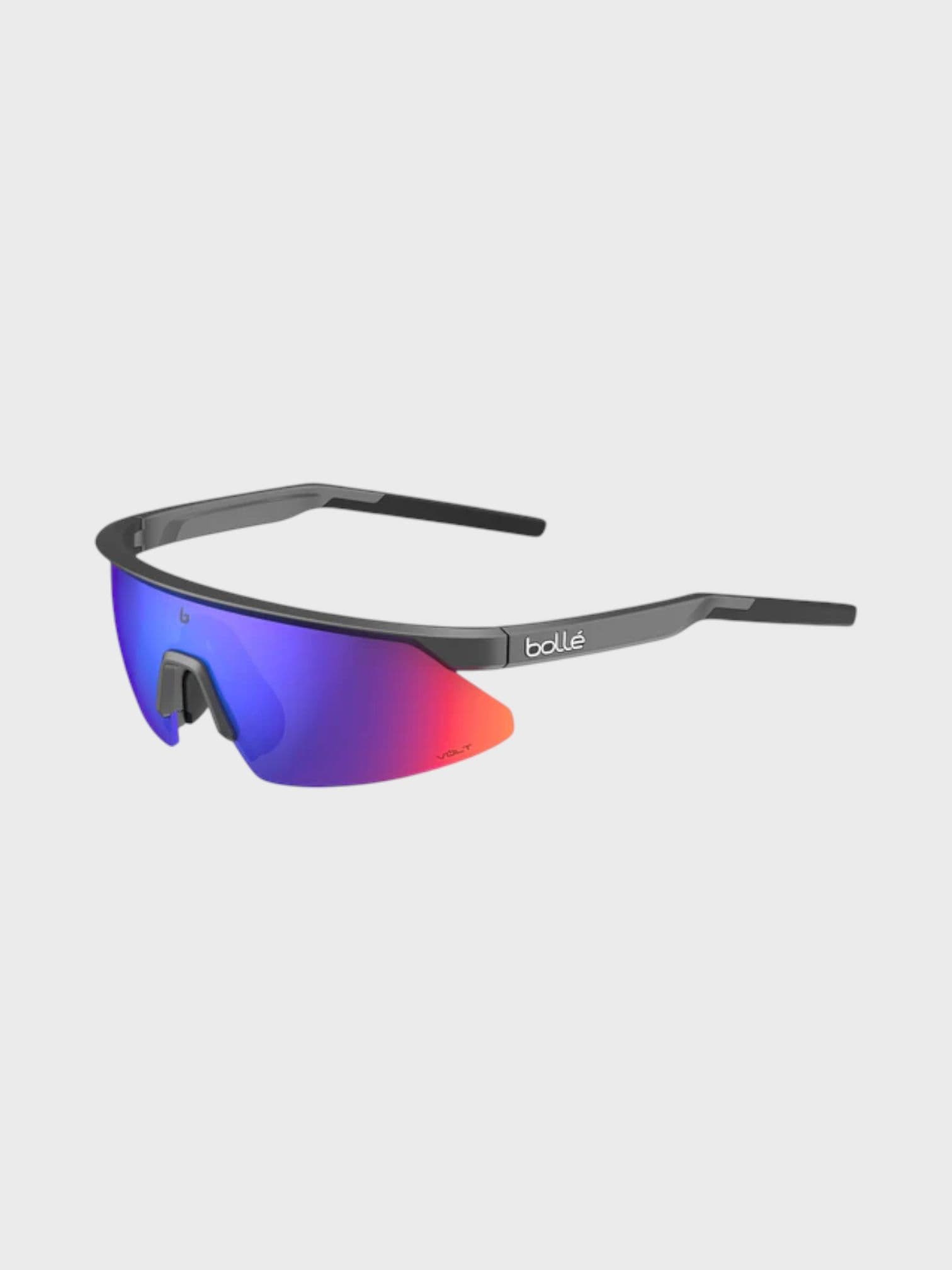 Micro Edge Titanium Matte aurinkolasit Volt Ultraviolet -linssillä