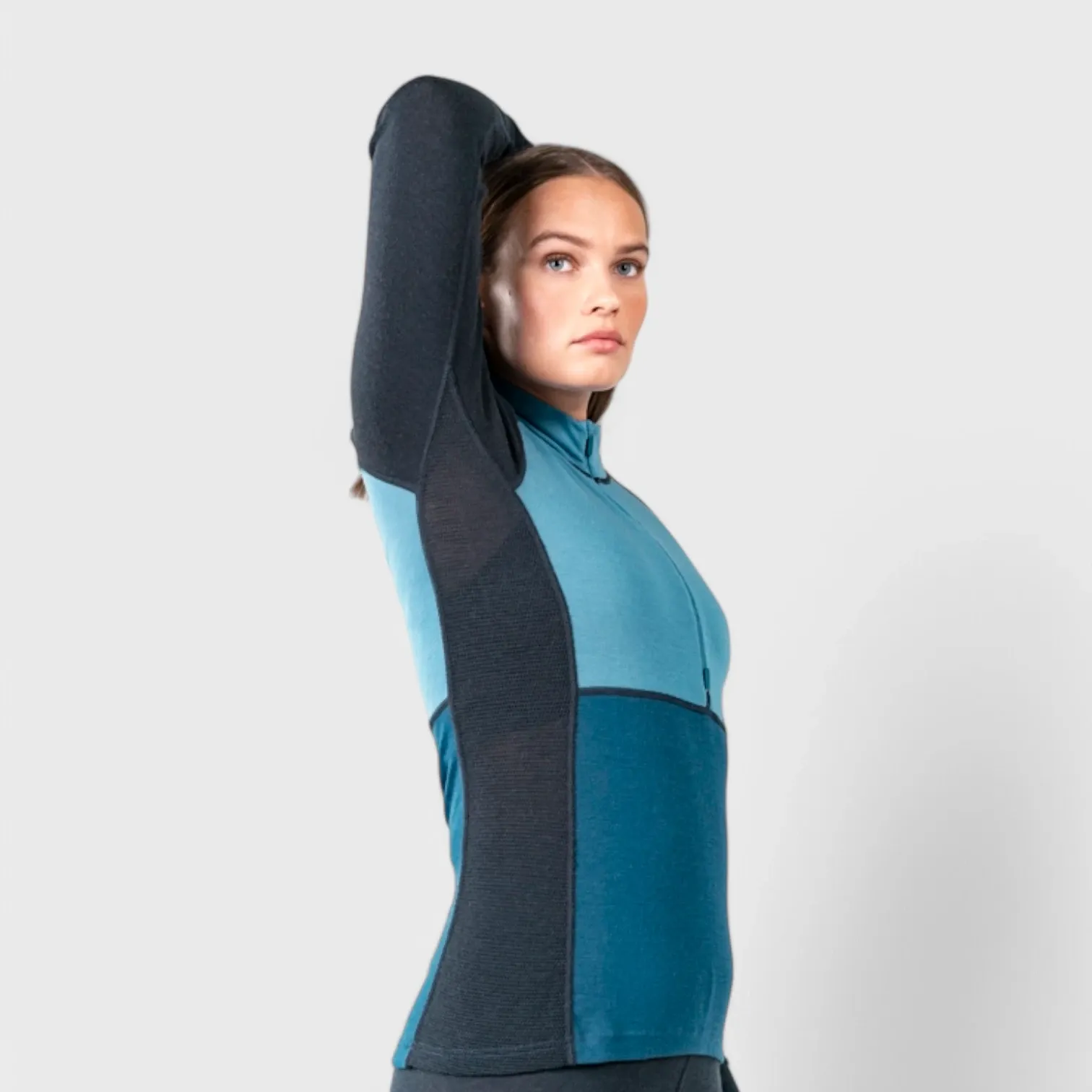 Kerrastopaita Lauparen Merino 190 Zip Neck w