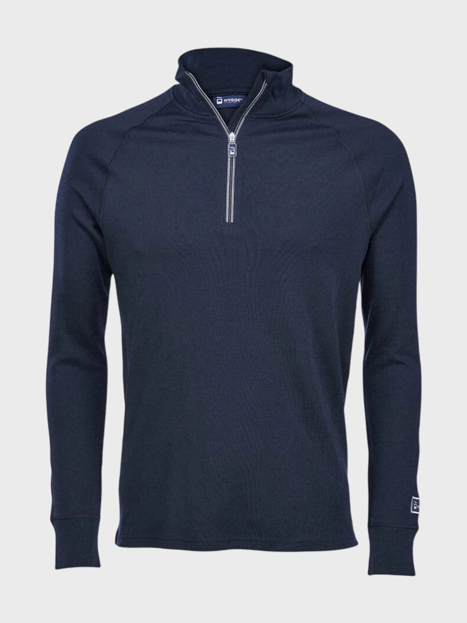 Hyggewool Zip Neck miesten merinovilla-aluspaita